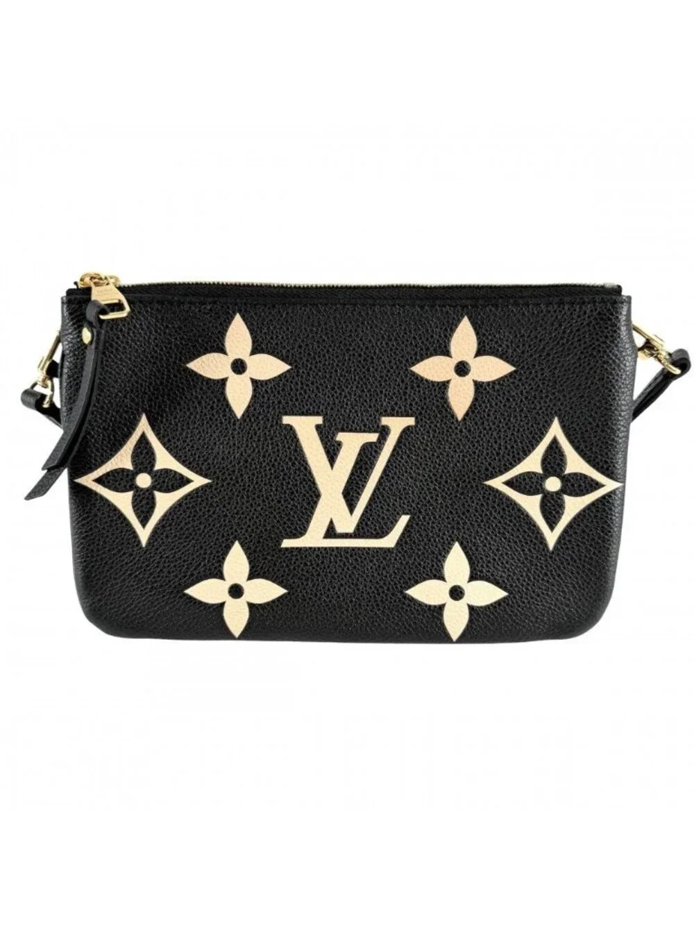 Louis Vuitton © Crossbody Black Beige Gold